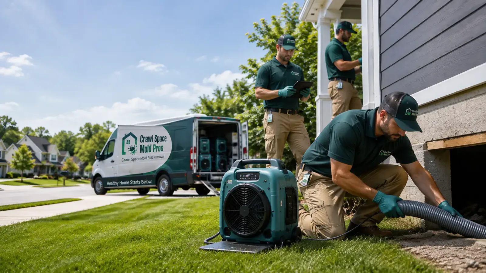 Crawl Space Mold Removal in Cloverdale, OR